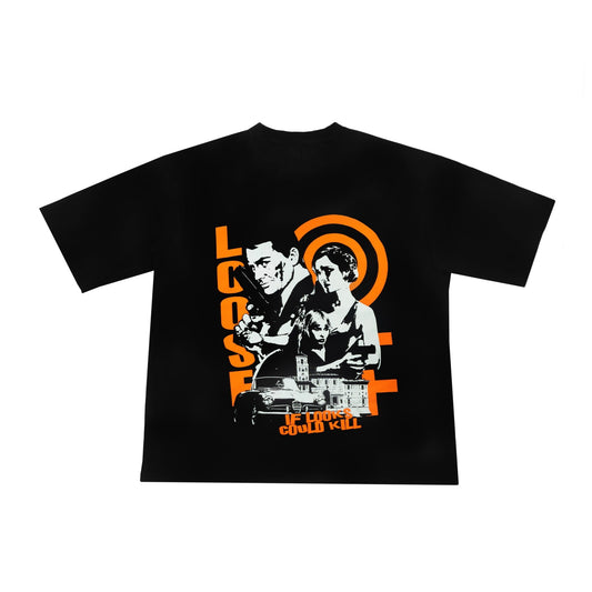 " DRESSED TO KILL " - T-SHIRT - BLACK
