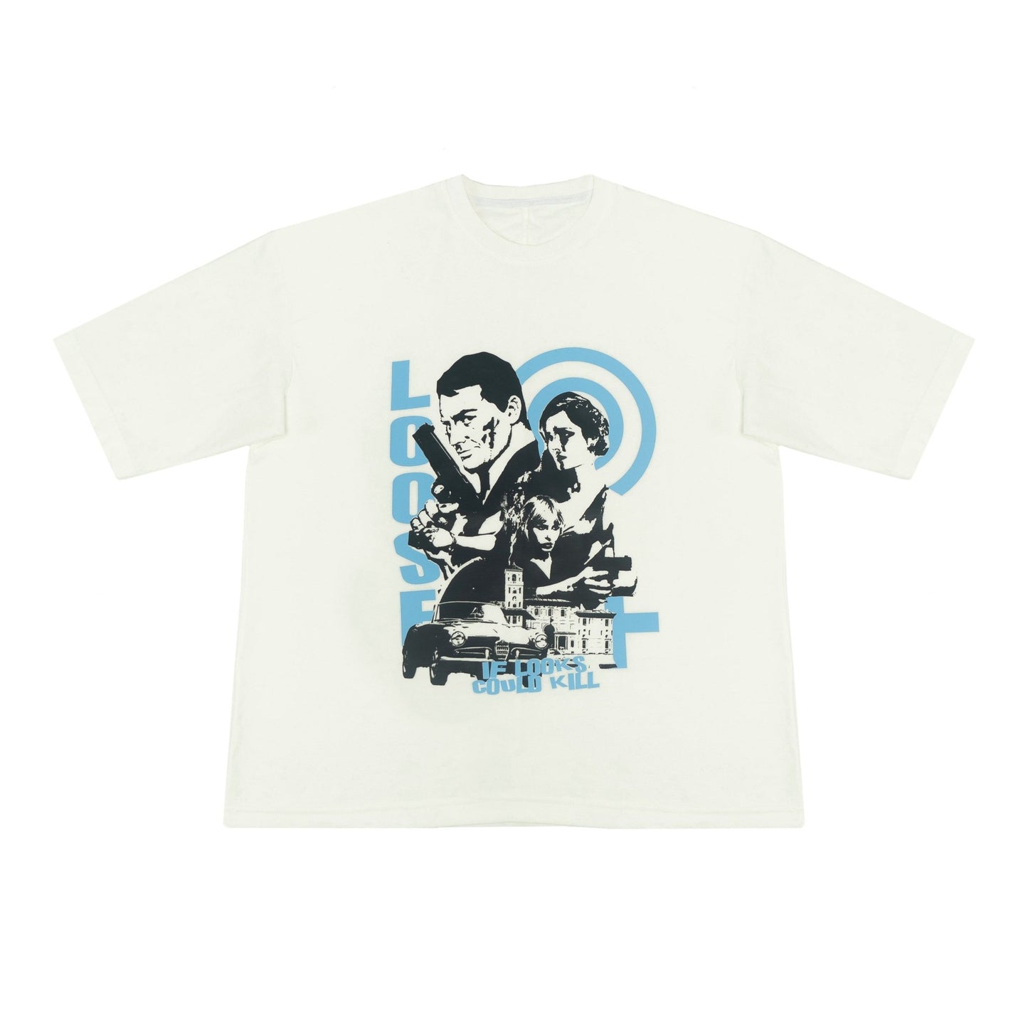 " DRESSED TO KILL " - T-SHIRT - WHITE