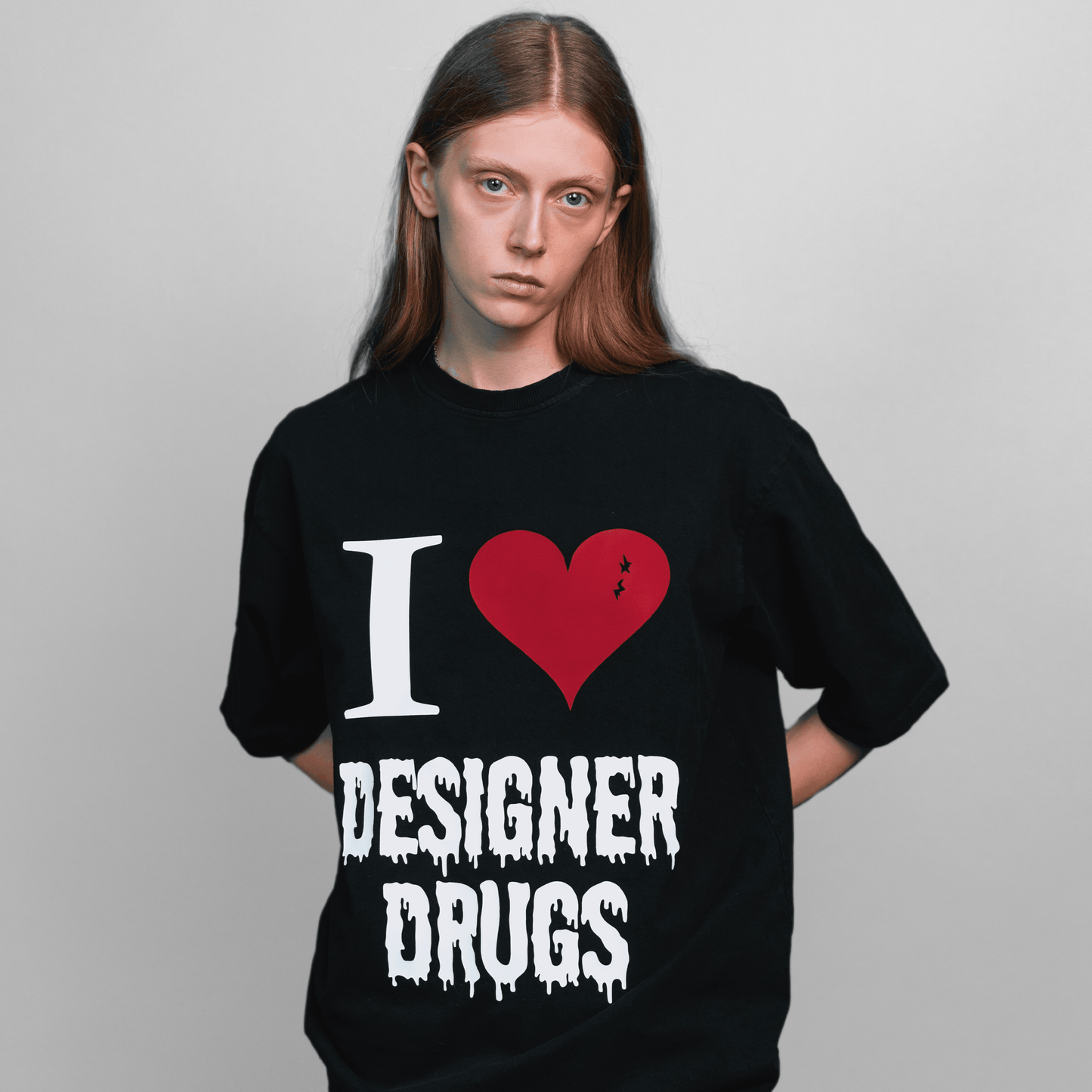 " I ♡ DESIGNER DRUGS " - T-SHIRT - Loose